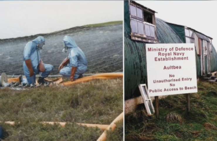 contaminazione antrace isola Gruinard Scozia isole pericolose