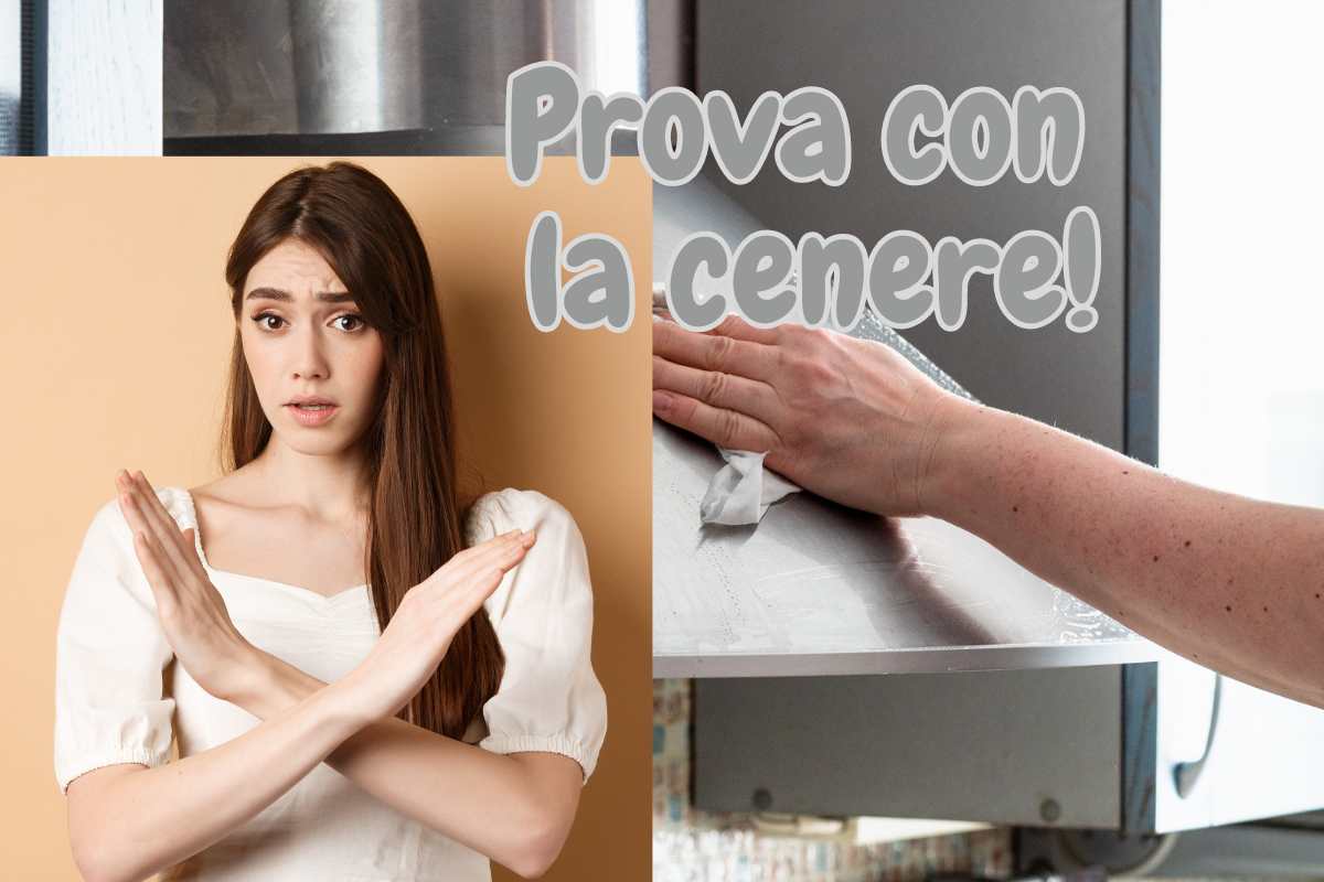 ragazza cappa aspirante cucina