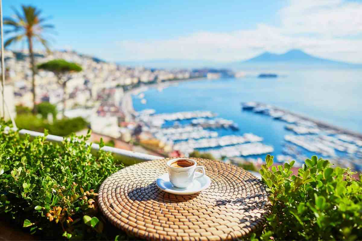 Terrazza sul golfo di Napoli