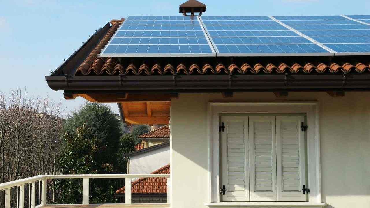 produzione energetica dei pannelli solari