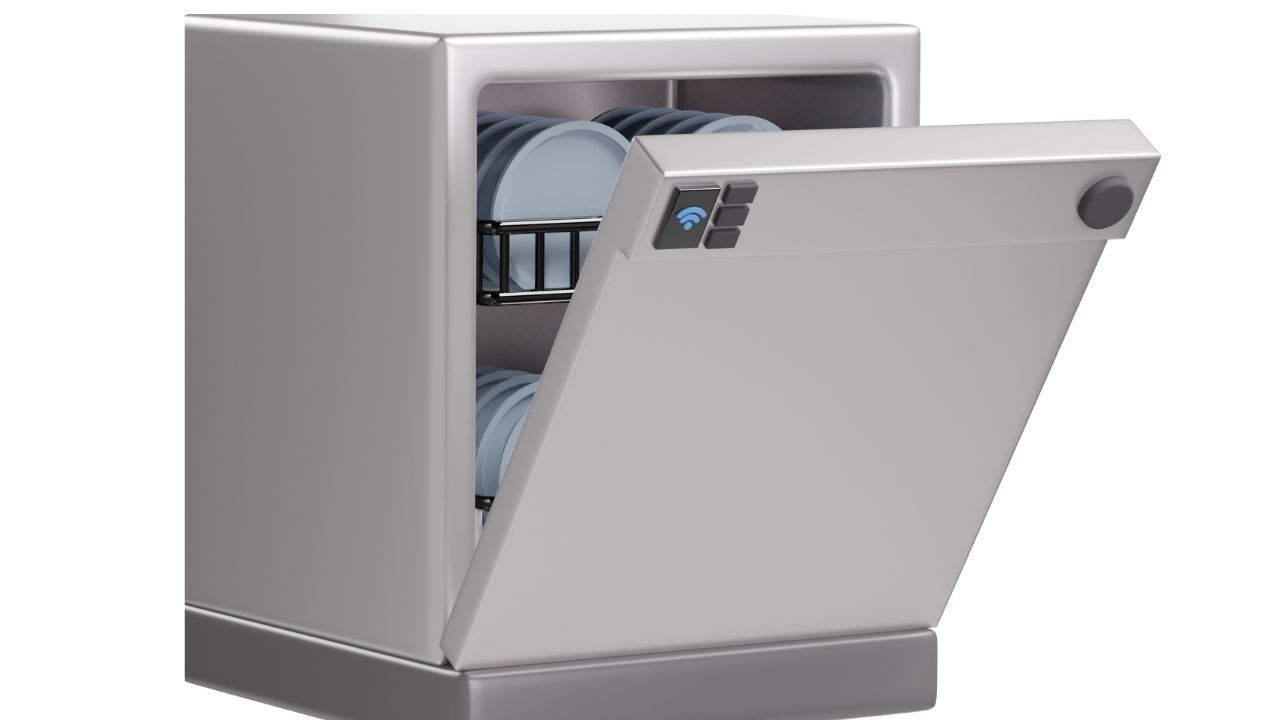 Zilimontt Mini Lavastoviglie Portatile USB - Bianco, Perfetta Per Piccoli Spazi