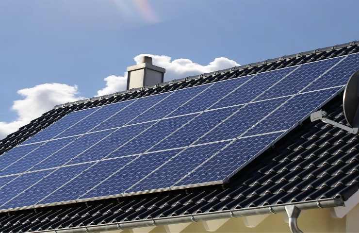 solare tetti produzione