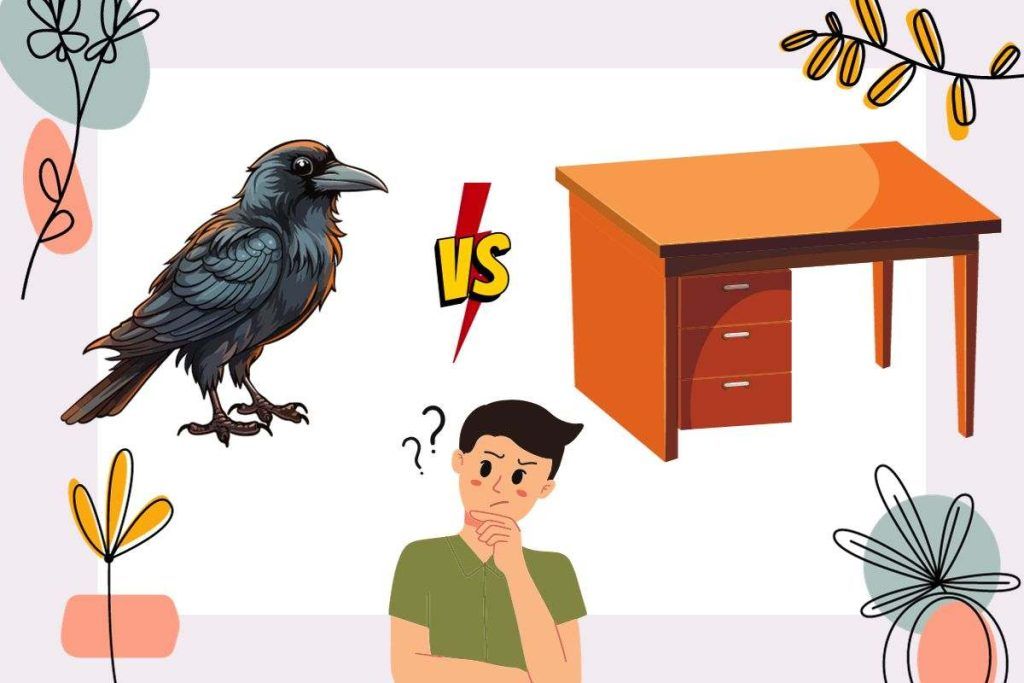 Sai qual è la differenza tra un corvo ed una scrivania? Cimentati nell