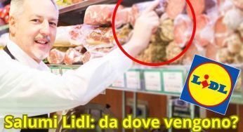 Affettati in vendita alla Lidl, scoperta la provenienza