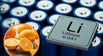 Batterie al litio, riciclo grazie alle arance: come funziona il progetto