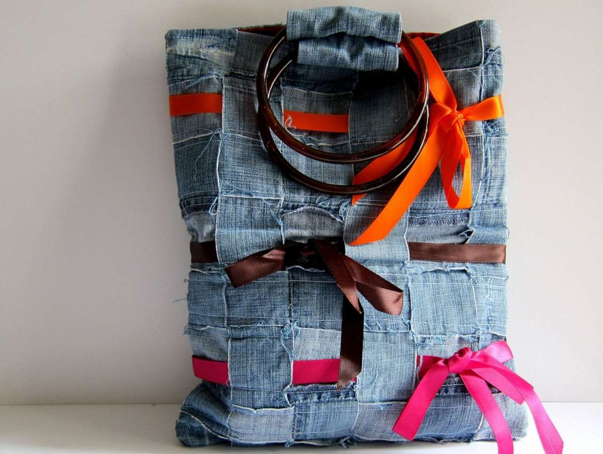 Lavoretti Di Natale Con Jeans.Riciclo Creativo Dei Vecchi Jeans