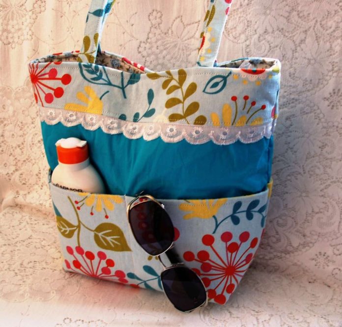 Accessorio di stoffa per il mare